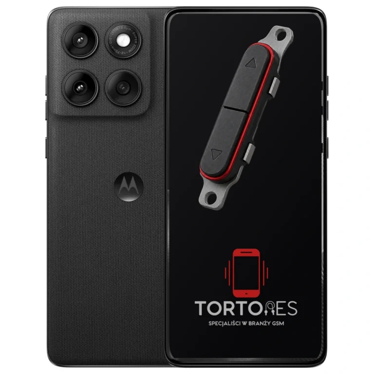 Motorola Edge 60 z symbolem przycisków - naprawa przycisków włączania i głośności