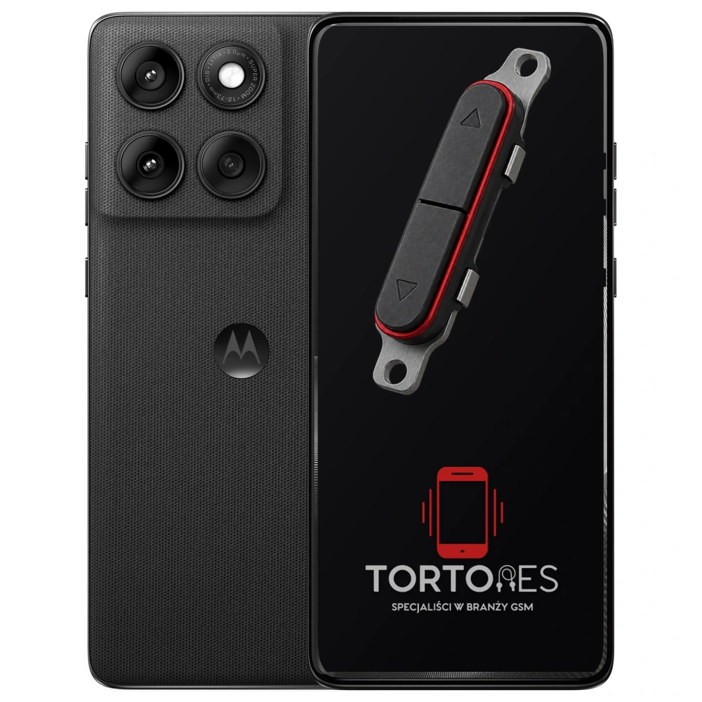 Motorola Edge 60 z symbolem przycisków - naprawa przycisków włączania i głośności