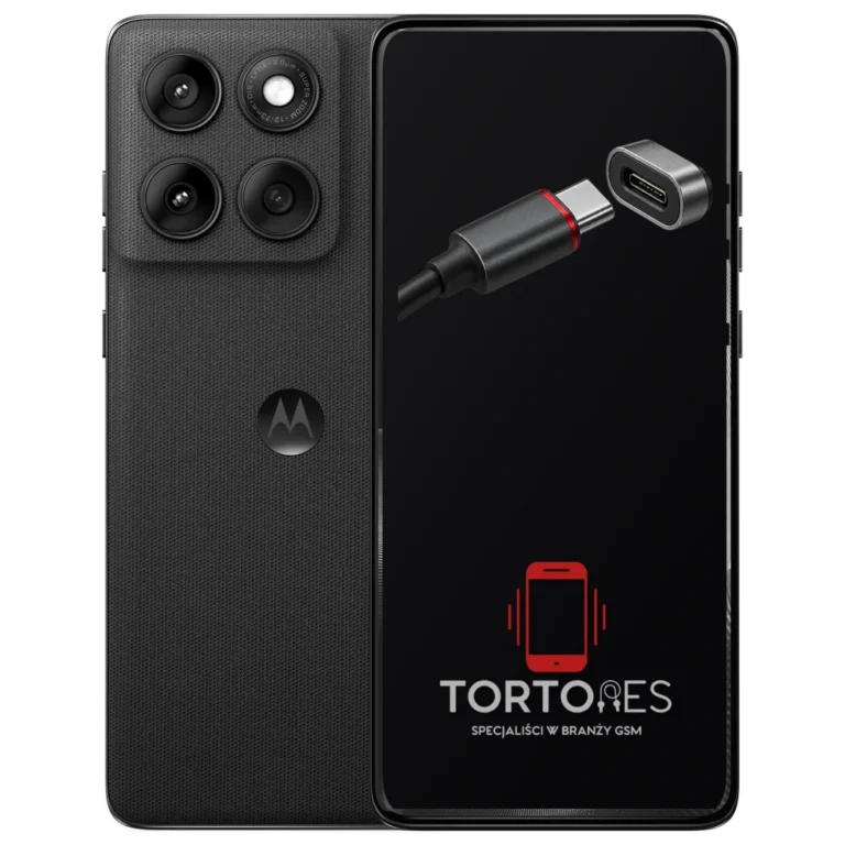 Motorola Edge 60 z ilustracją złącza ładowania - naprawa złącza ładowania