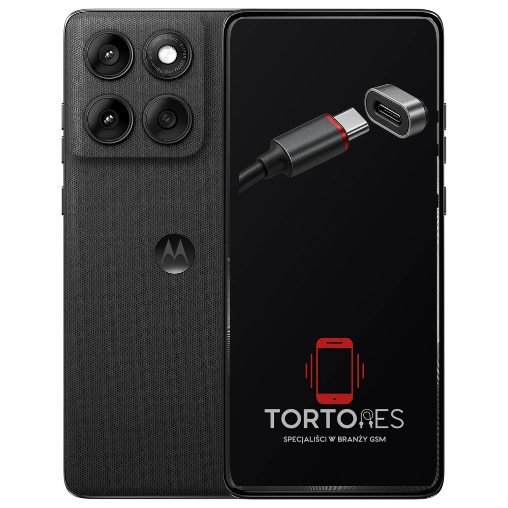 Motorola Edge 60 z ilustracją złącza ładowania - naprawa złącza ładowania