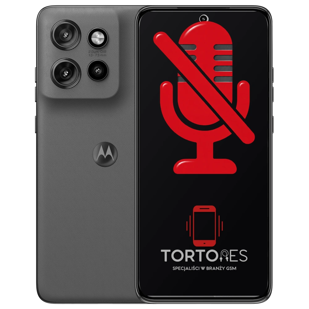 Motorola Edge 60 Neo z symbolem mikrofonu - naprawa mikrofonu
