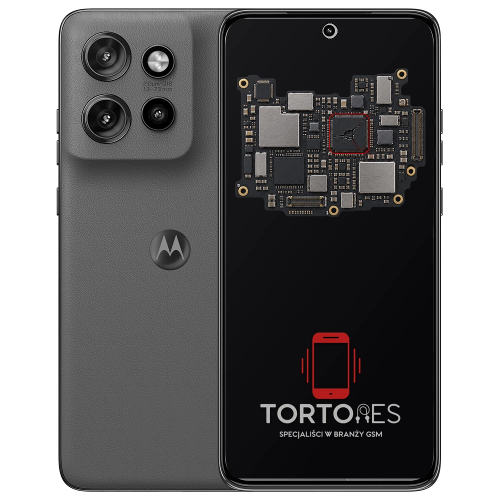 Motorola Edge 60 Neo z ilustracją płyty głównej - naprawa płyty głównej