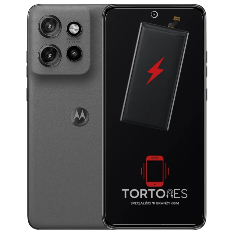 Motorola Edge 60 Neo z ilustracją baterii - wymiana baterii