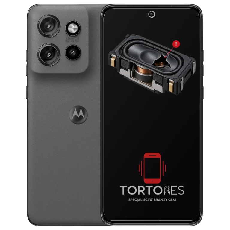 Motorola Edge 60 Neo z symbolem głośnika multimedialnego - wymiana głośnika multimedialnego