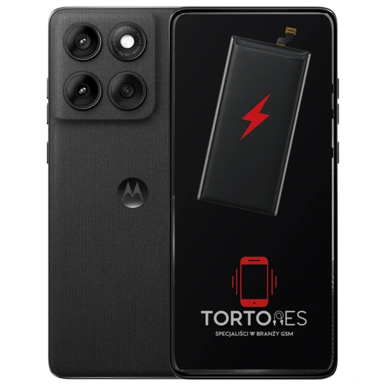 Motorola Edge 60 z ilustracją baterii - wymiana baterii