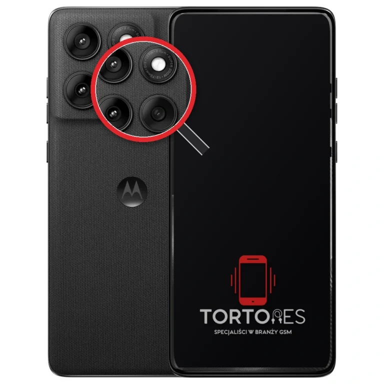 Motorola Edge 60 z lupą na tylnych aparatach - wymiana tylnej kamery