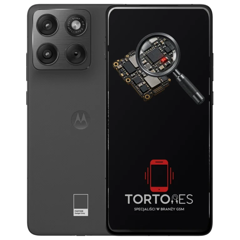 Motorola Edge 70 z symbolem diagnostyki - diagnoza telefonu