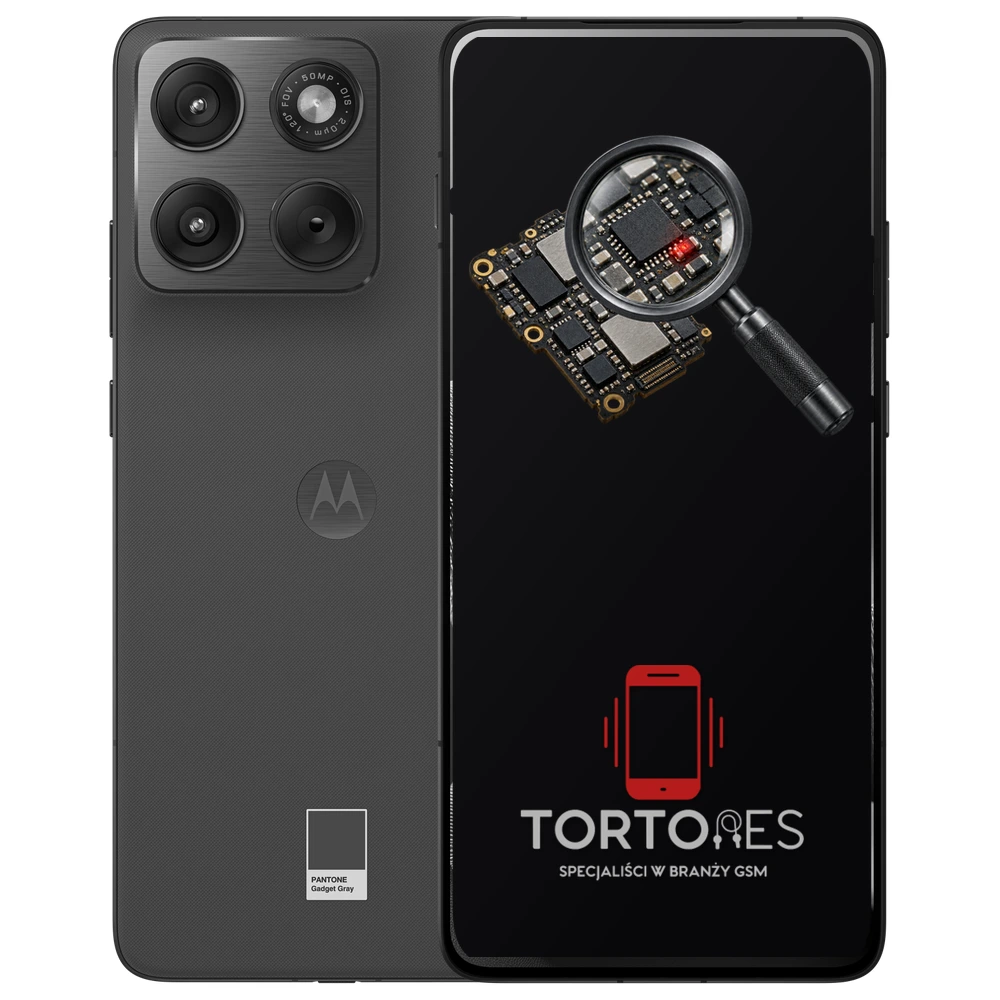 Motorola Edge 70 z symbolem diagnostyki - diagnoza telefonu