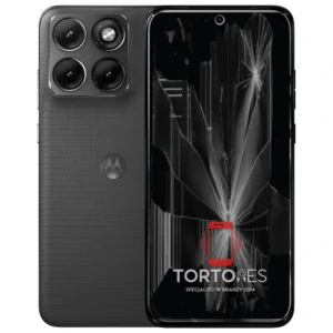Motorola Edge 70 Fusion (5200 mAh) z ilustracją pękniętego wyświetlacza - wymiana zbitego wyświetlacza