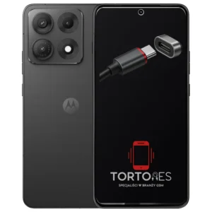 Motorola Edge 70 Max z ilustracją złącza ładowania - naprawa złącza ładowania