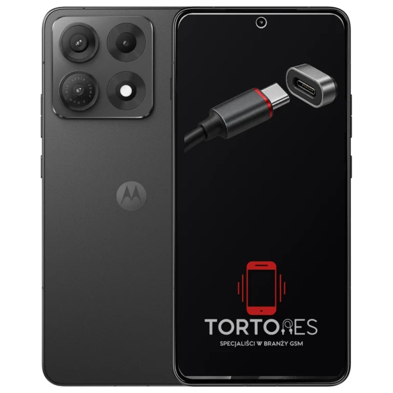 Motorola Edge 70 Max z ilustracją złącza ładowania - naprawa złącza ładowania