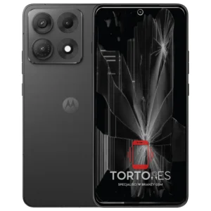 Motorola Edge 70 Max z ilustracją pękniętego wyświetlacza - wymiana zbitego wyświetlacza
