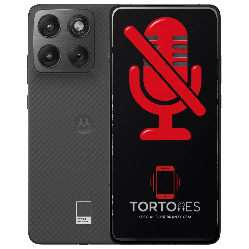 Motorola Edge 70 z symbolem mikrofonu - naprawa mikrofonu