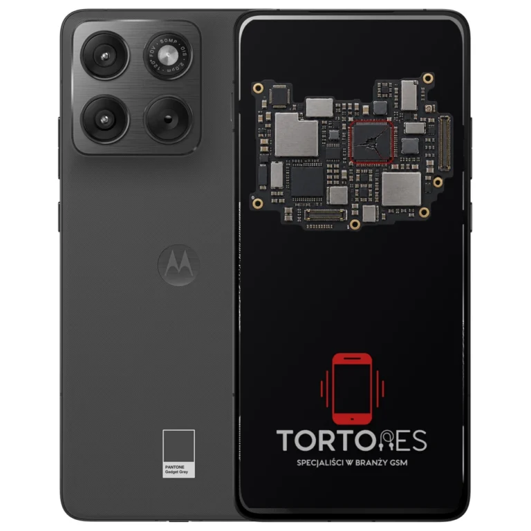 Motorola Edge 70 z ilustracją płyty głównej - naprawa płyty głównej