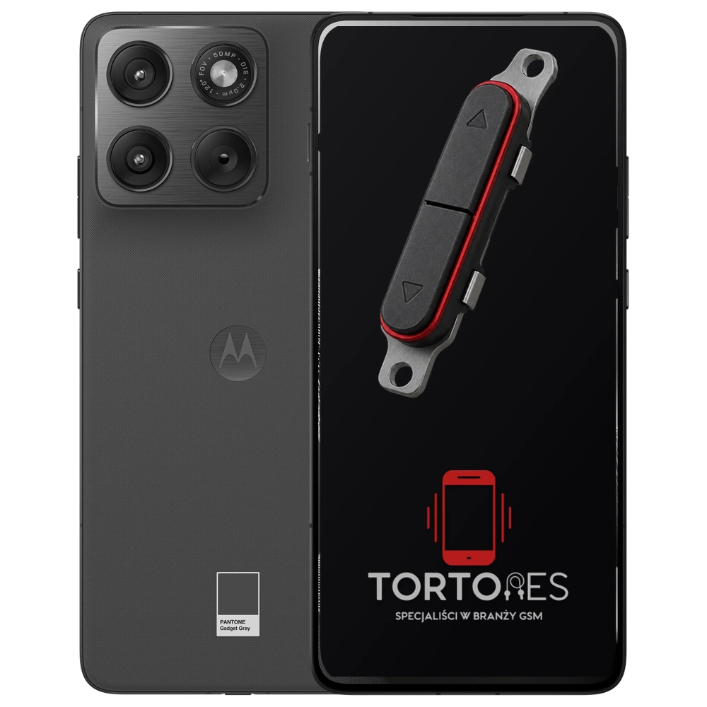 Motorola Edge 70 z symbolem przycisków - naprawa przycisków włączania i głośności