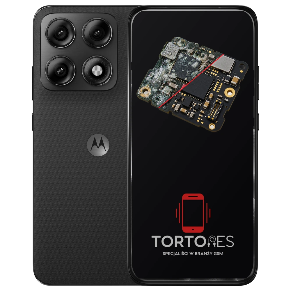 Motorola Edge 70 Pro z ilustracją zalania - czyszczenie po zalaniu
