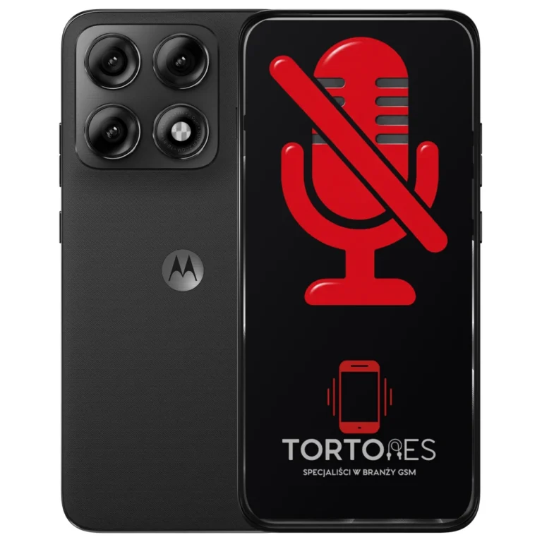Motorola Edge 70 Pro z symbolem mikrofonu - naprawa mikrofonu