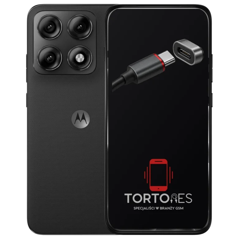 Motorola Edge 70 Pro z ilustracją złącza ładowania - naprawa złącza ładowania