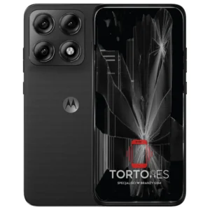 Motorola Edge 70 Pro z ilustracją pękniętego wyświetlacza - wymiana zbitego wyświetlacza