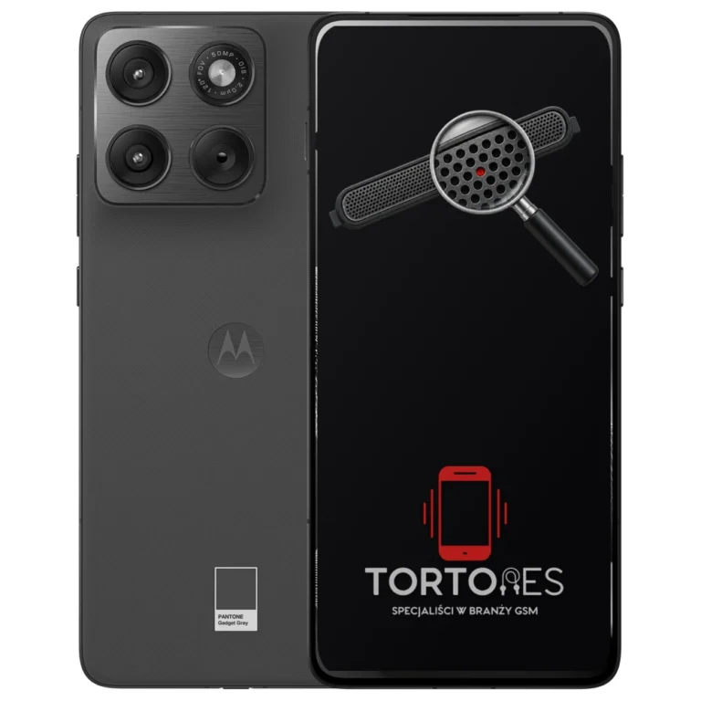 Motorola Edge 70 z symbolem głośnika rozmów - wymiana głośnika rozmów