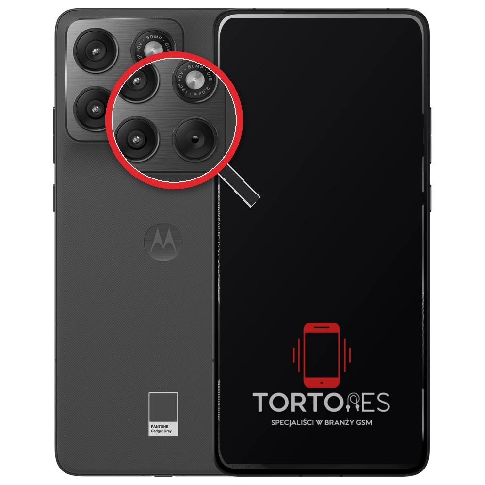 Motorola Edge 70 z lupą na tylnych aparatach - wymiana tylnej kamery