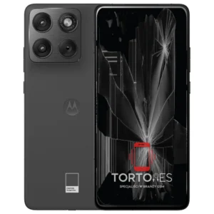 Motorola Edge 70 z ilustracją pękniętego wyświetlacza - wymiana zbitego wyświetlacza