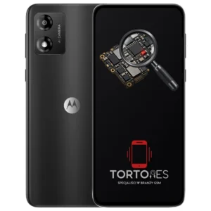 Motorola Moto E13 z symbolem diagnostyki - diagnoza telefonu