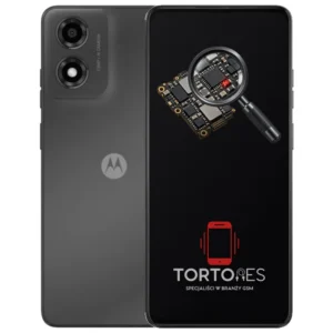 Motorola Moto E14 z symbolem diagnostyki - diagnoza telefonu