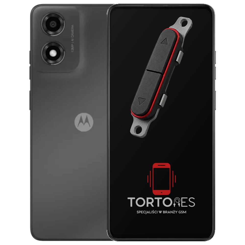 Motorola Moto E14 z symbolem przycisków - naprawa przycisków włączania i głośności