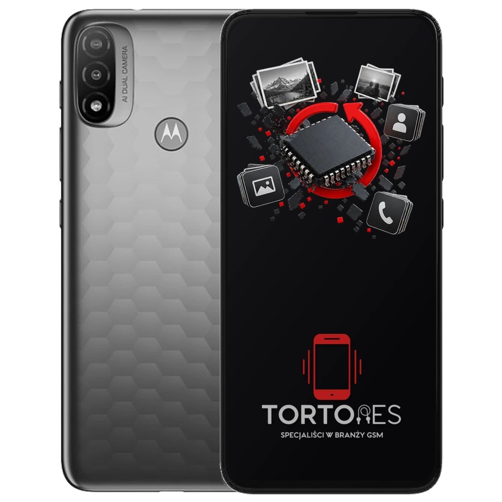 Motorola Moto E20 z ilustracją odzyskiwania danych - odzyskiwanie danych
