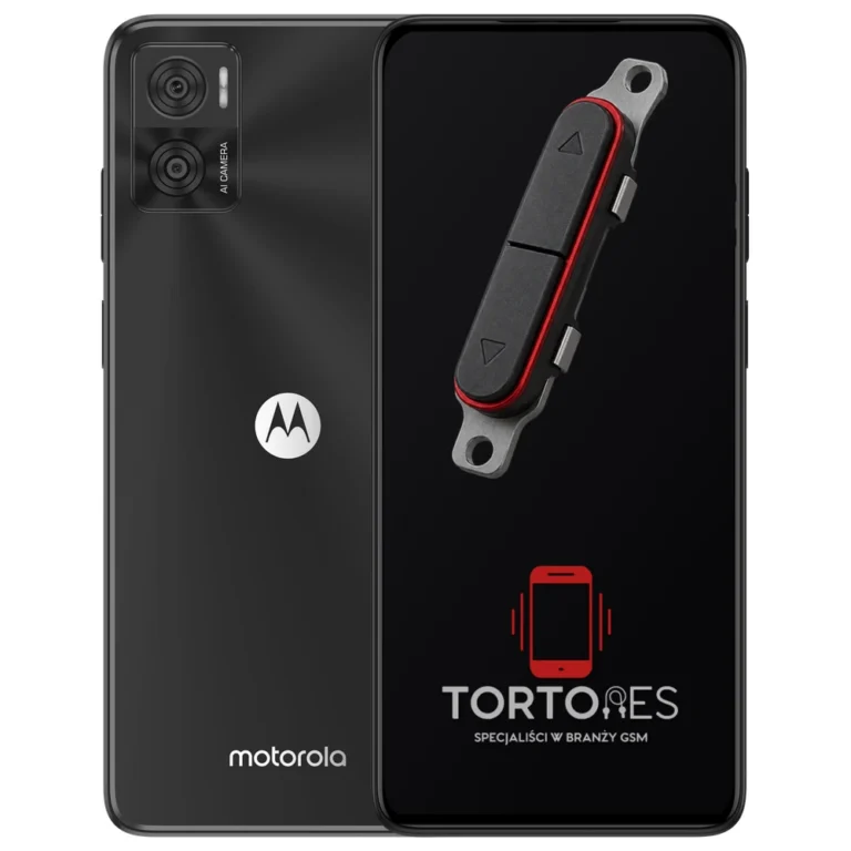 Motorola Moto E22 z symbolem przycisków - naprawa przycisków włączania i głośności