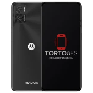 Motorola Moto E22 - widok przodu i tyłu telefonu