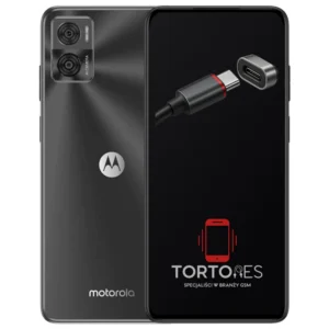 Motorola Moto E22i z ilustracją złącza ładowania - naprawa złącza ładowania