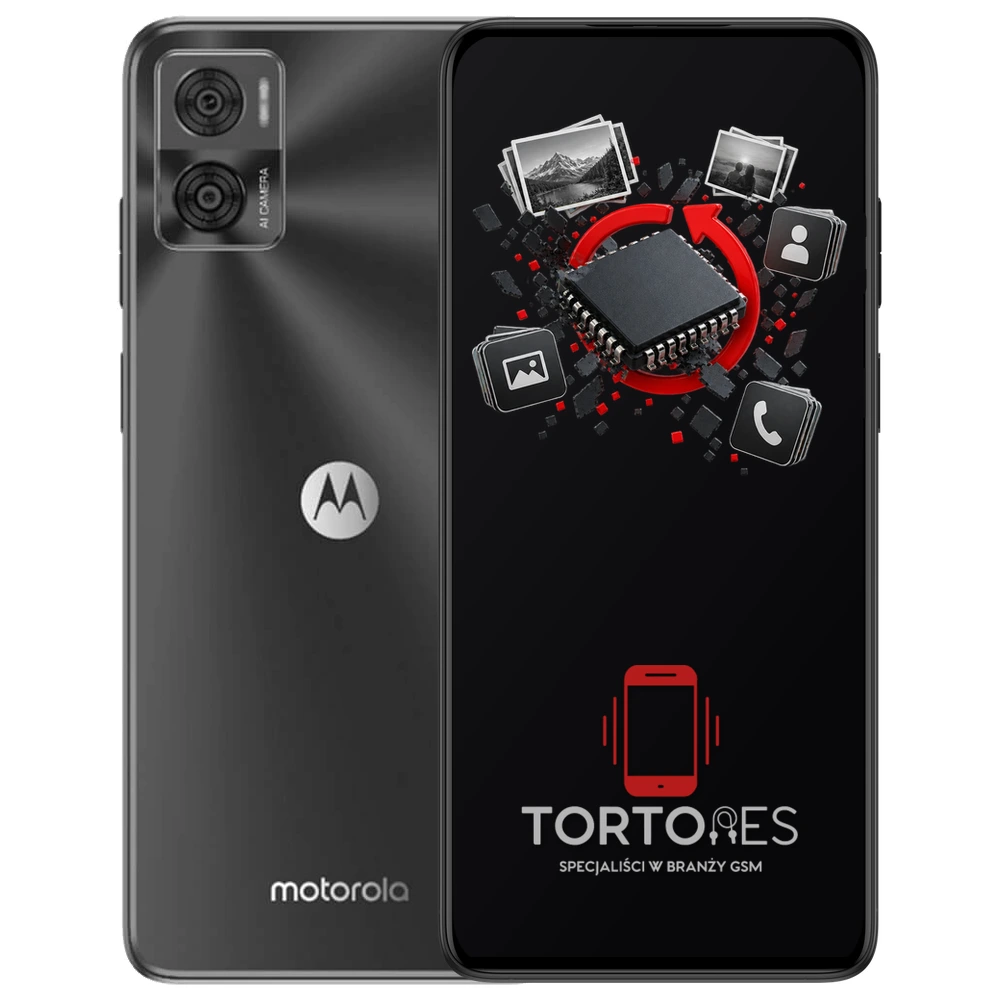 Motorola Moto E22i z ilustracją odzyskiwania danych - odzyskiwanie danych