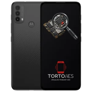 Motorola Moto E30 z symbolem diagnostyki - diagnoza telefonu