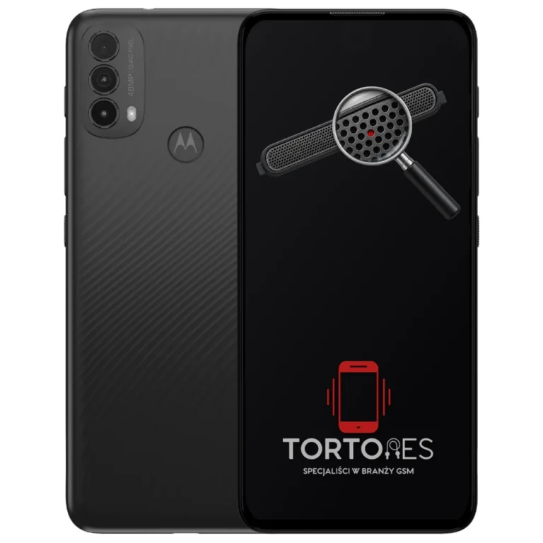 Motorola Moto E30 z symbolem głośnika rozmów - wymiana głośnika rozmów