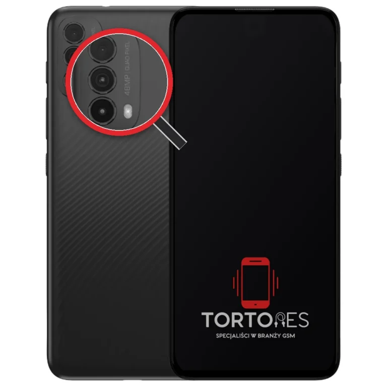 Motorola Moto E30 z lupą na tylnych aparatach - wymiana tylnej kamery