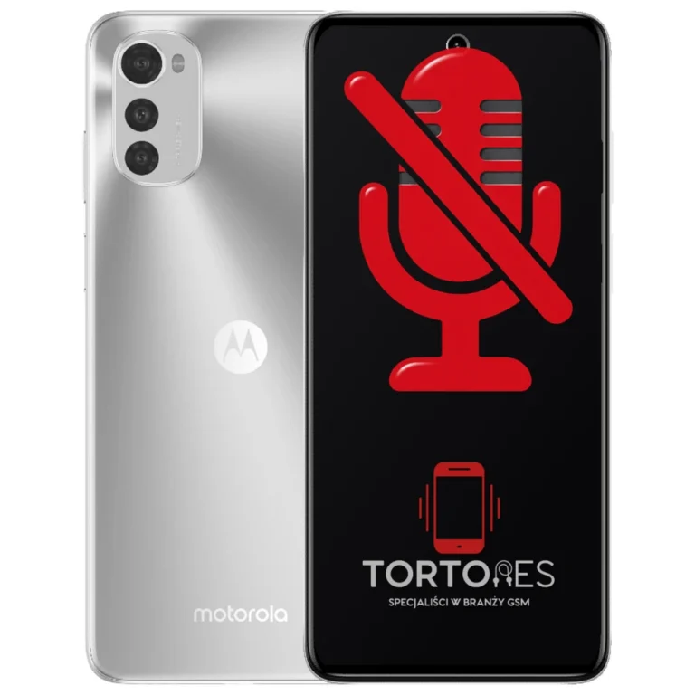 Motorola Moto E32s z symbolem mikrofonu - naprawa mikrofonu
