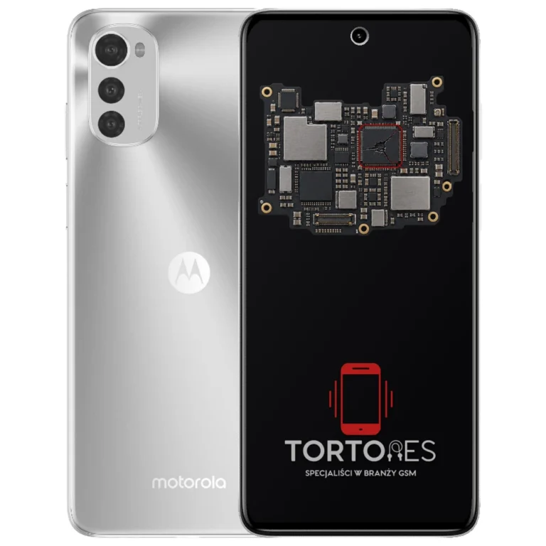 Motorola Moto E32s z ilustracją płyty głównej - naprawa płyty głównej