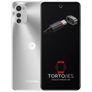Motorola Moto E32s z ilustracją złącza ładowania - naprawa złącza ładowania