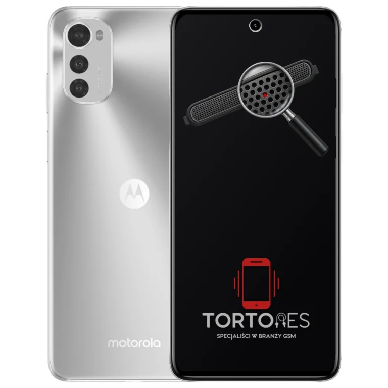 Motorola Moto E32s z symbolem głośnika rozmów - wymiana głośnika rozmów