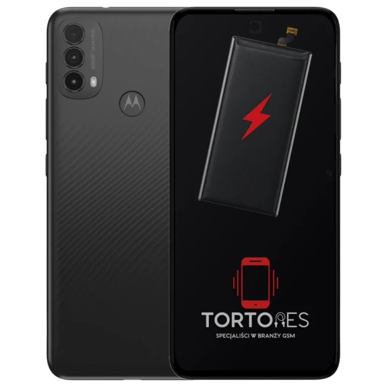 Motorola Moto E40 z ilustracją baterii - wymiana baterii