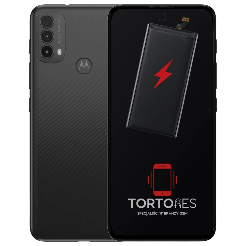 Motorola Moto E40 z ilustracją baterii - wymiana baterii
