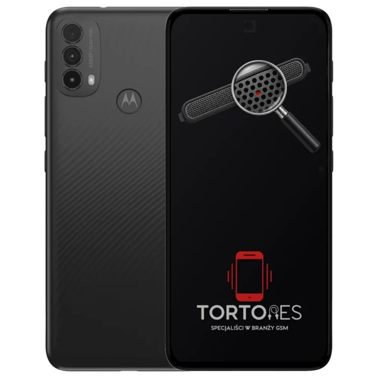 Motorola Moto E40 z symbolem głośnika rozmów - wymiana głośnika rozmów