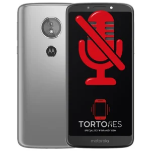 Motorola Moto E5 z symbolem mikrofonu - naprawa mikrofonu