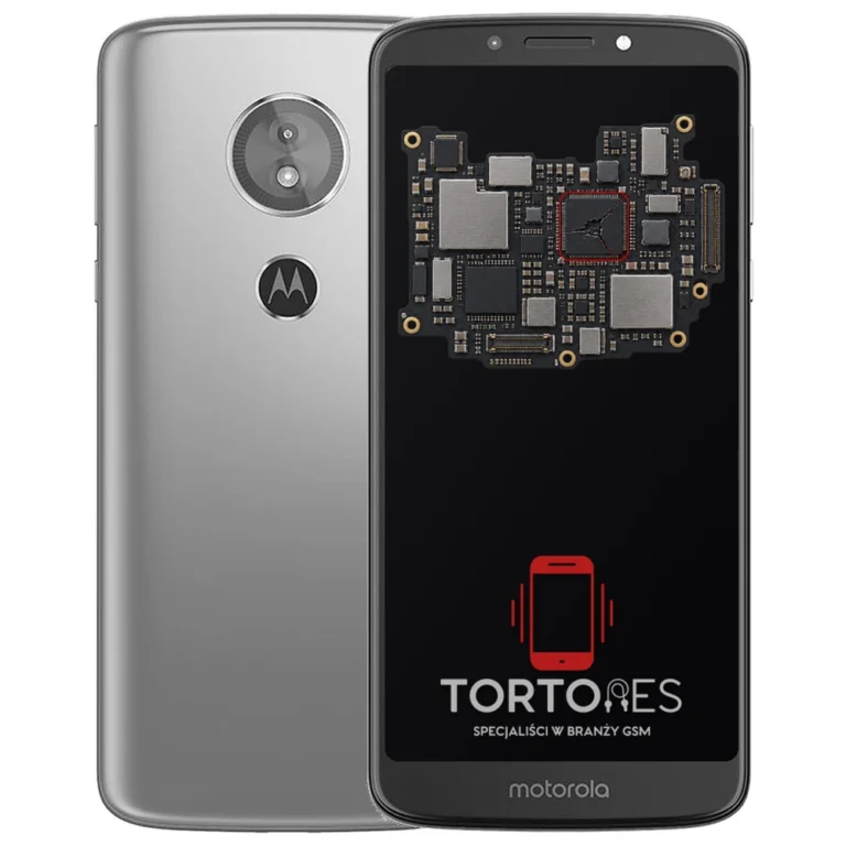 Motorola Moto E5 z ilustracją płyty głównej - naprawa płyty głównej