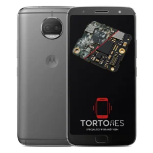 Motorola Moto E5 Plus z ilustracją zalania - czyszczenie po zalaniu