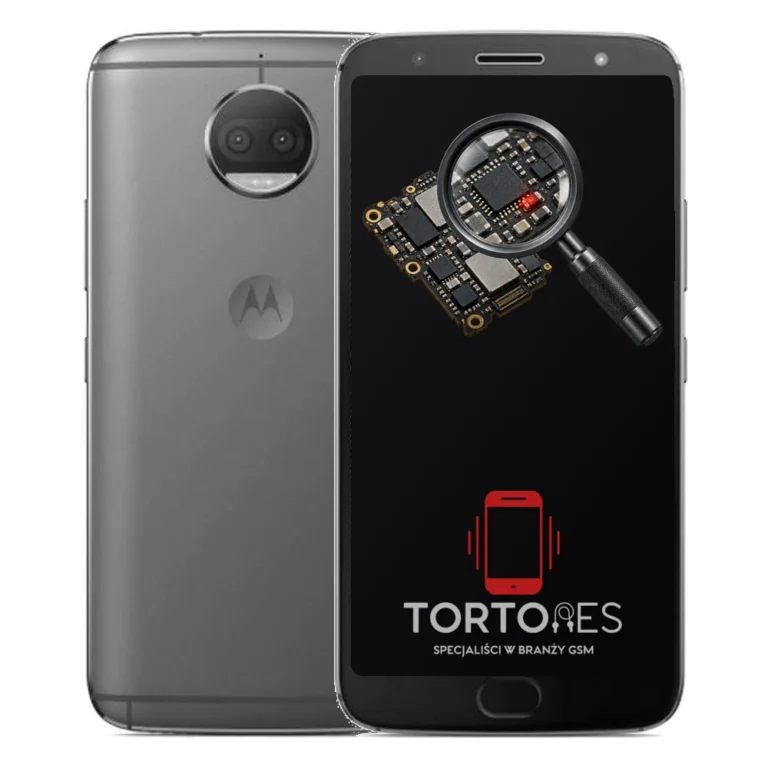 Motorola Moto E5 Plus z symbolem diagnostyki - diagnoza telefonu