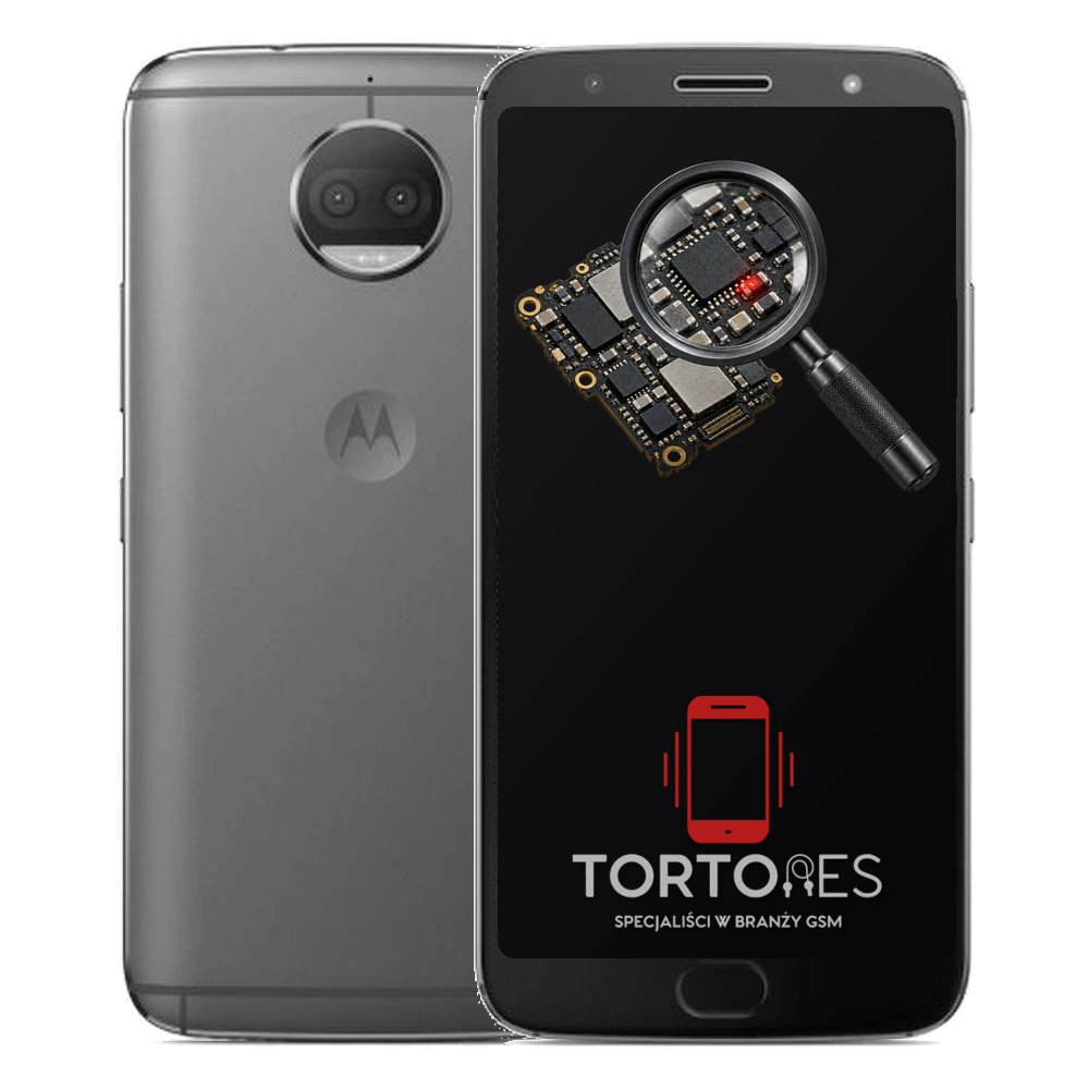 Motorola Moto E5 Plus z symbolem diagnostyki - diagnoza telefonu