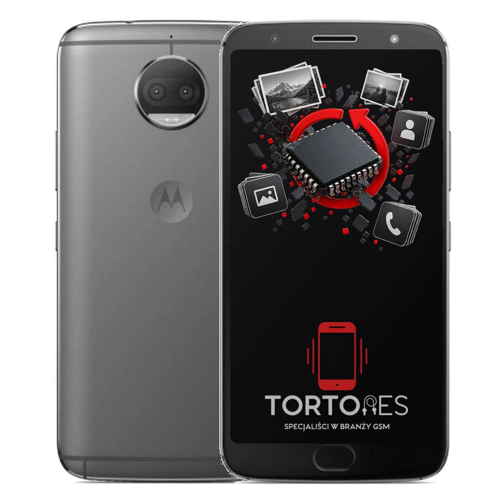 Motorola Moto E5 Plus z ilustracją odzyskiwania danych - odzyskiwanie danych
